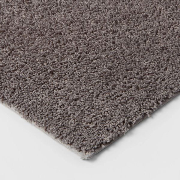 20"x34" Antimicrobial Bath Rug Aqua - Threshold™: Machine Washable, Latex Backed, Tufted Polyester