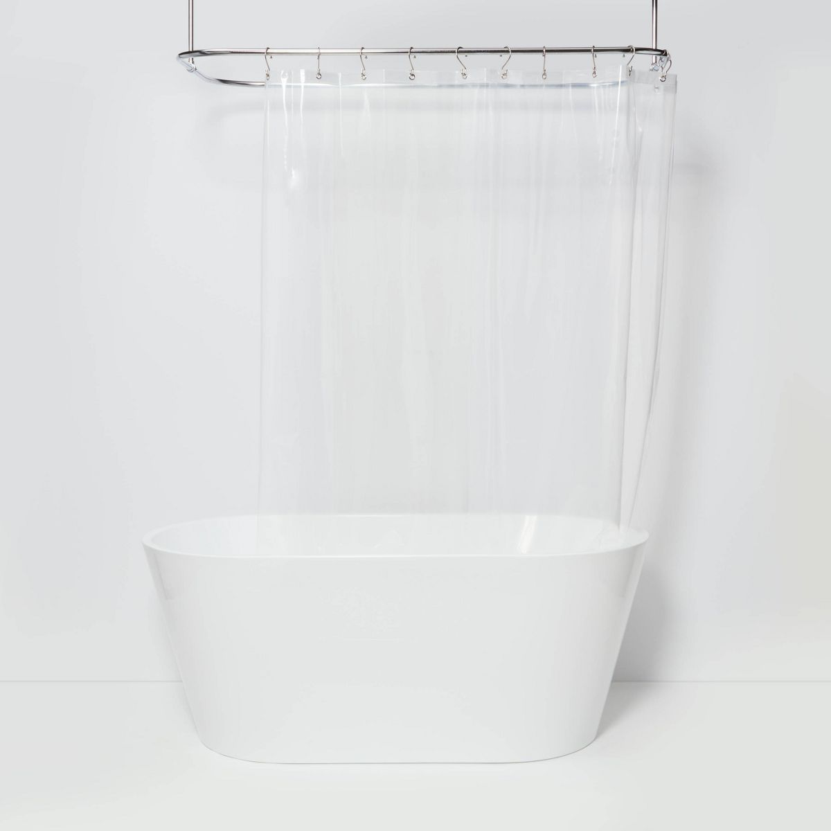 1pk PEVA Medium Weight Shower Liner Clear - Threshold™