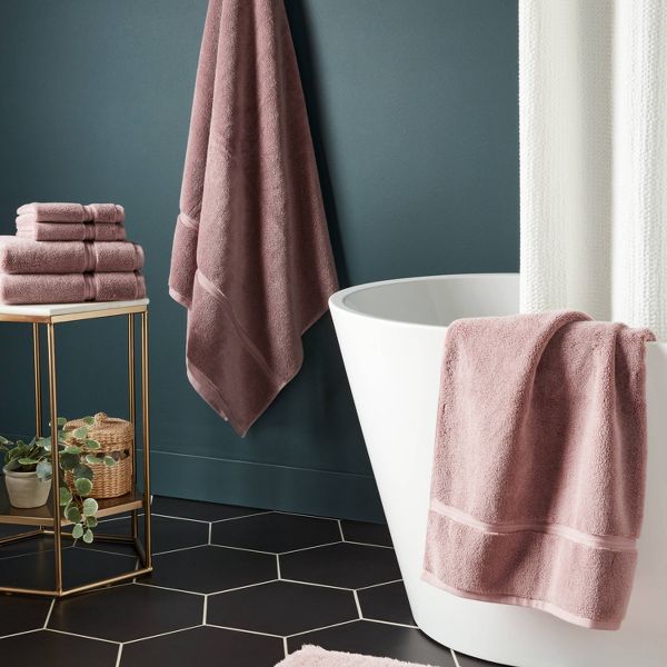 2pk Spa Plush Hand Towel Set Mauve - Threshold™