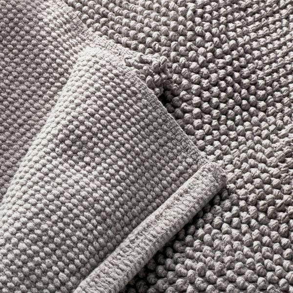 21"x34" Textured Bath Mat Gray - Casaluna™