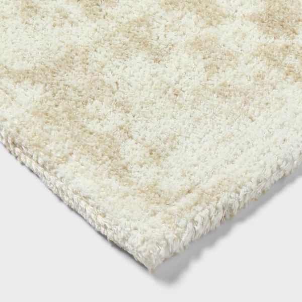 20"x30" Floral Bath Rug Khaki - Threshold™