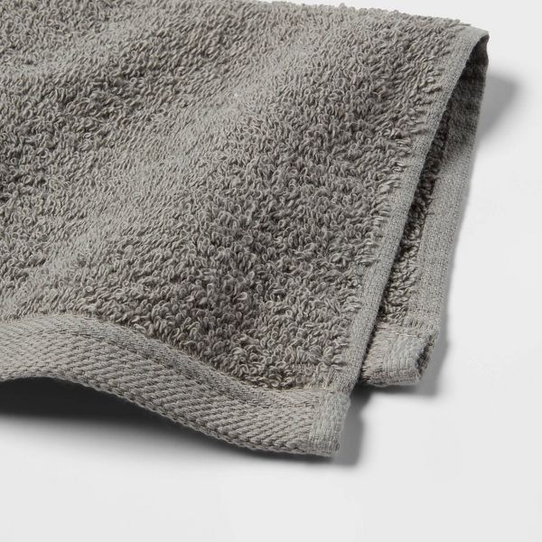 18pk Everyday Washcloths Blue/Gray - Room Essentials™