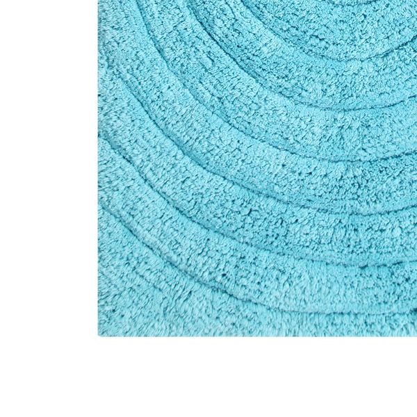 Knightsbridge Stylish And Comfortable Traditional Echo Design 2 PC Cotton Bath Rug Set 20"x30" & 24"x40" Stone