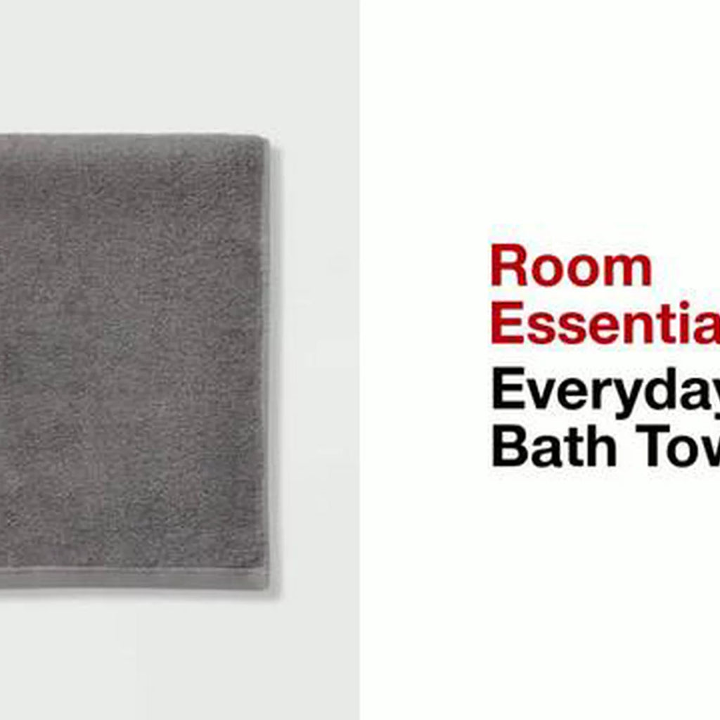 Everyday Bath Towel Navy - Room Essentials™: 100% Cotton, Midweight 450-550 GSM, Machine Washable, OEKO-TEX Certified