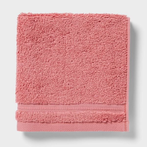 4pk Total Fresh Antimicrobial Washcloth Set Pink - Threshold™