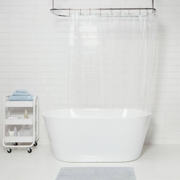 1pk PEVA Medium Weight Shower Liner Clear - Threshold™