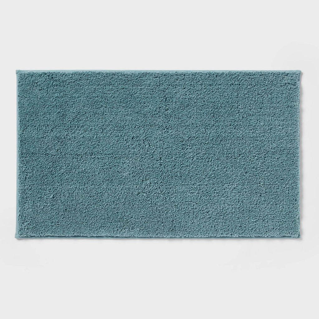 20"x34" Performance Plus Plush Non Skid Bath Rug Aqua - Threshold™