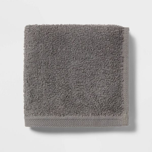 18pk Everyday Washcloths Blue/Gray - Room Essentials™