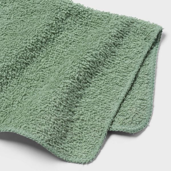 6pk Washcloth Set Light Green - Room Essentials™