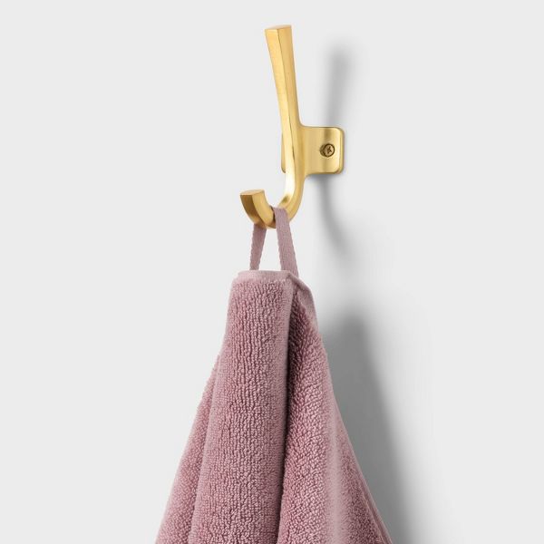 2pk Spa Plush Hand Towel Set Mauve - Threshold™