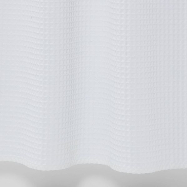 72"x72" Waffle Weave Shower Curtain White - Threshold™